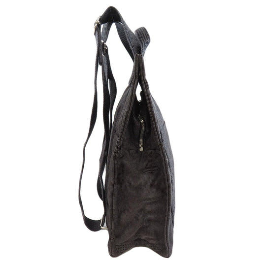 HERMES Backpack canvas gray Her Line ad MM