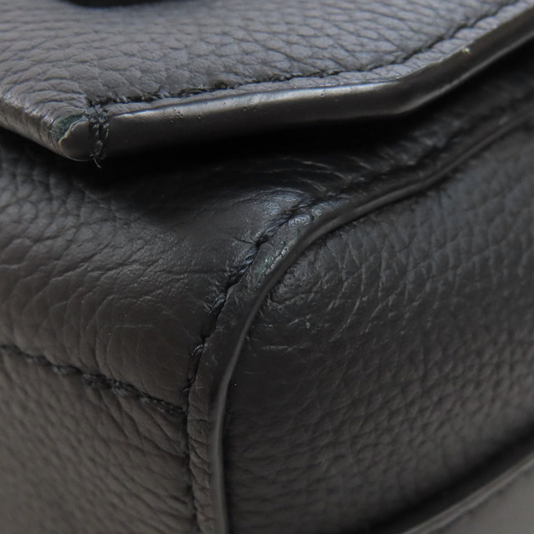 LOUIS VUITTON Shoulder Bag M57080 Calfskin black takeoff messenger mens Used Authentic