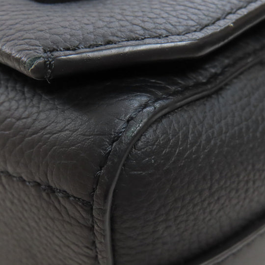 LOUIS VUITTON Shoulder Bag M57080 Calfskin black takeoff messenger mens Used Authentic