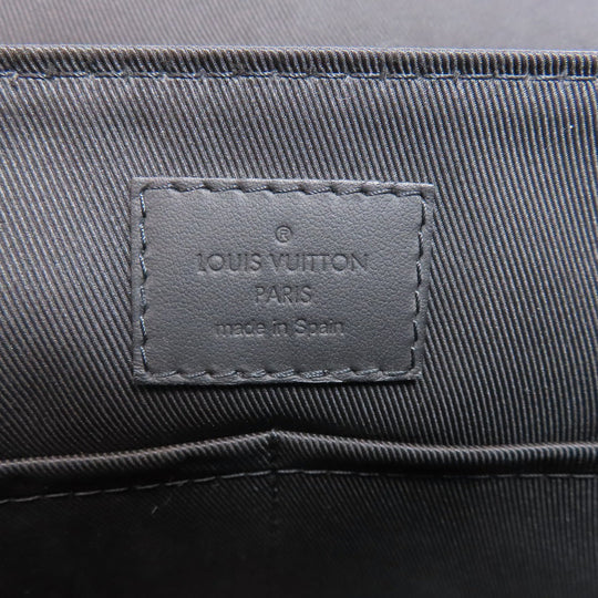 LOUIS VUITTON Shoulder Bag M57080 Calfskin black takeoff messenger mens Used Authentic