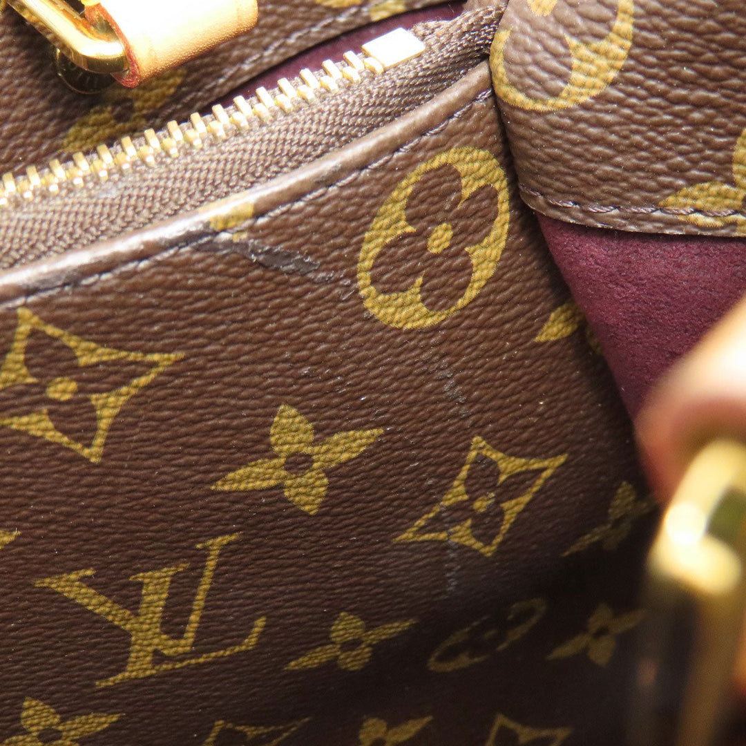 LOUIS VUITTON Handbag M41005 Monogram canvas Brown Montaigne BB Women Used Authentic