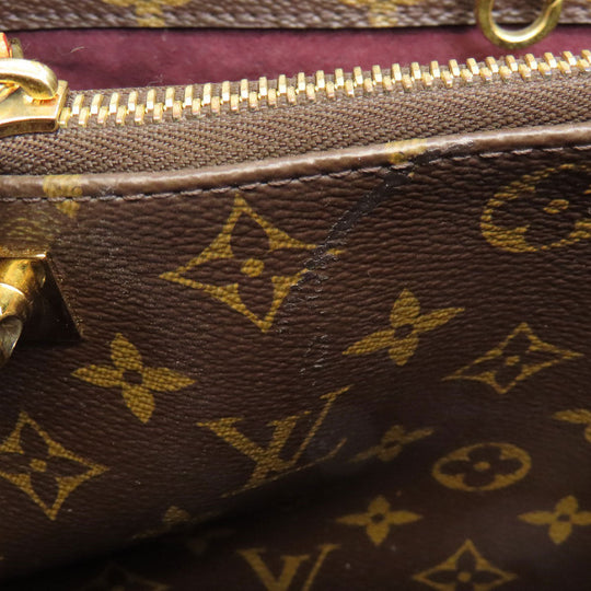 LOUIS VUITTON Handbag M41005 Monogram canvas Brown Montaigne BB Women Used Authentic