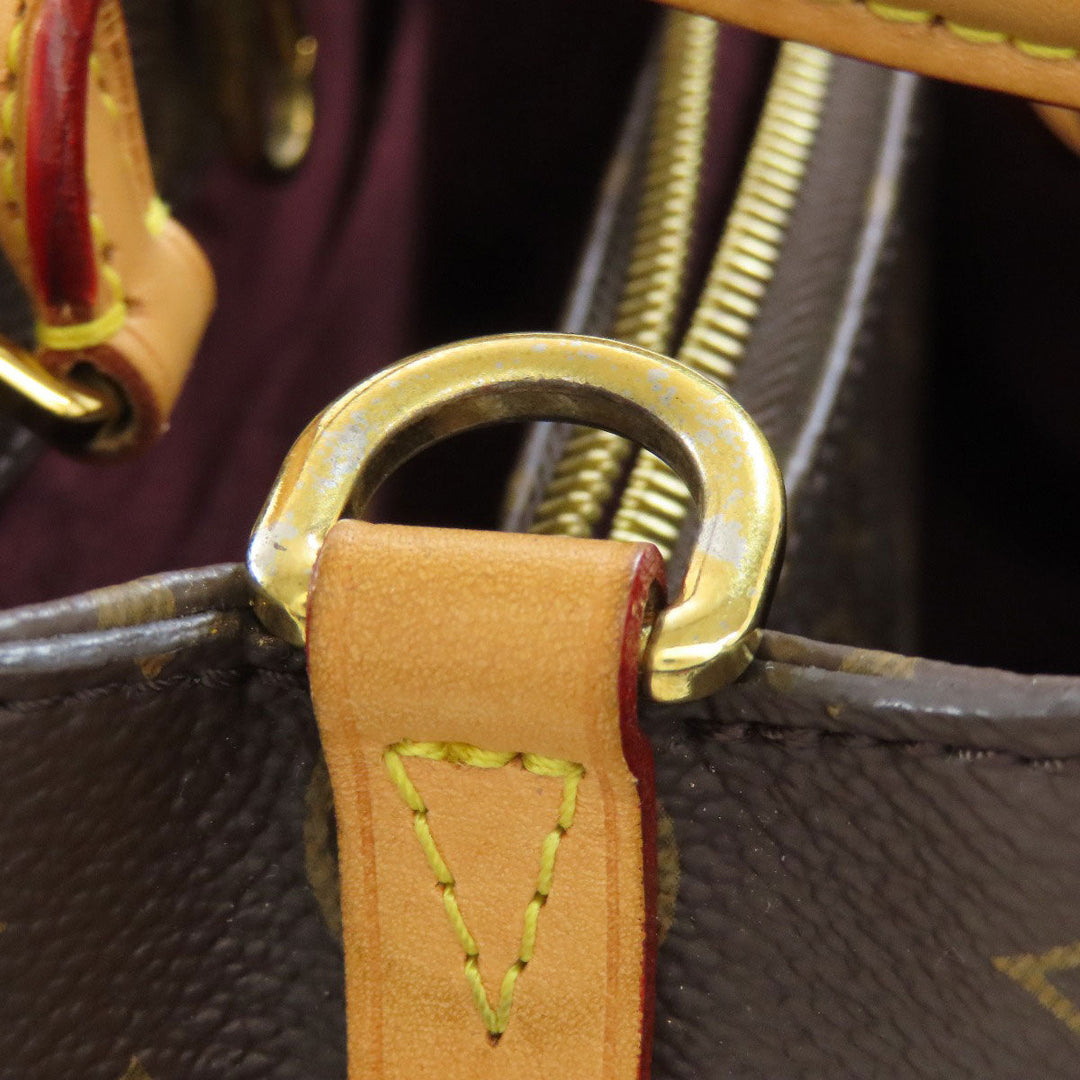 LOUIS VUITTON Handbag M41005 Monogram canvas Brown Montaigne BB Women Used Authentic