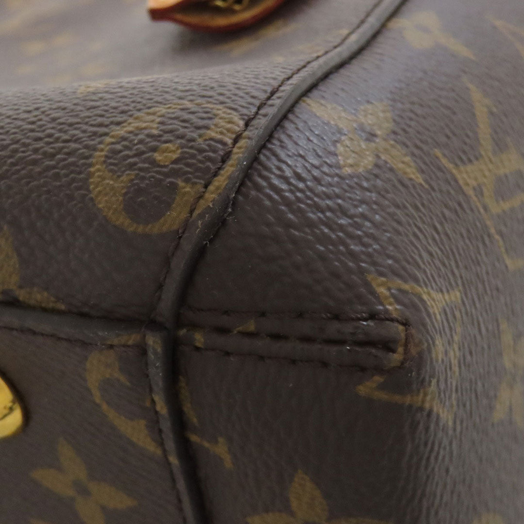LOUIS VUITTON Handbag M41005 Monogram canvas Brown Montaigne BB Women Used Authentic