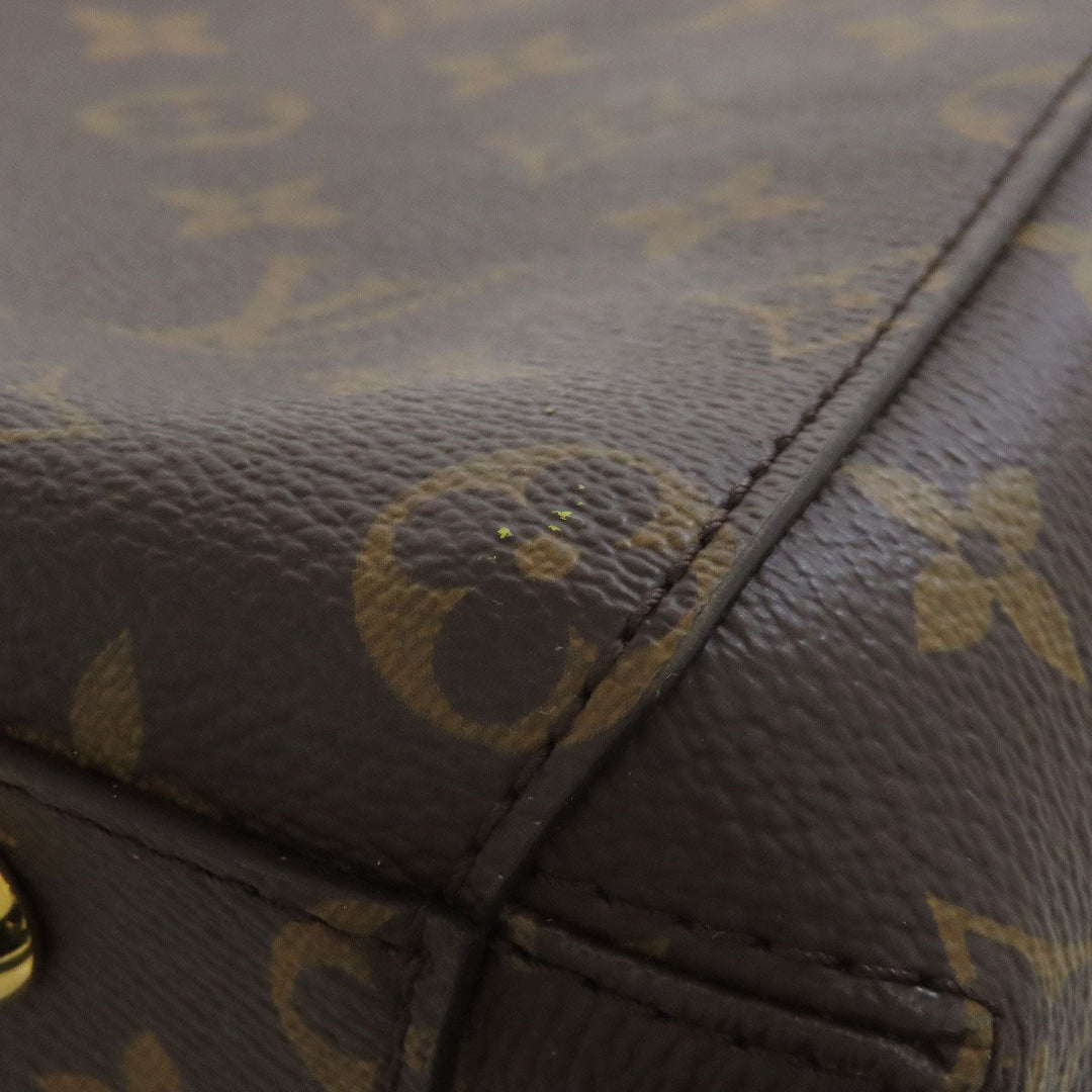 LOUIS VUITTON Handbag M41005 Monogram canvas Brown Montaigne BB Women Used Authentic