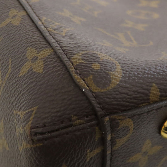 LOUIS VUITTON Handbag M41005 Monogram canvas Brown Montaigne BB Women Used Authentic