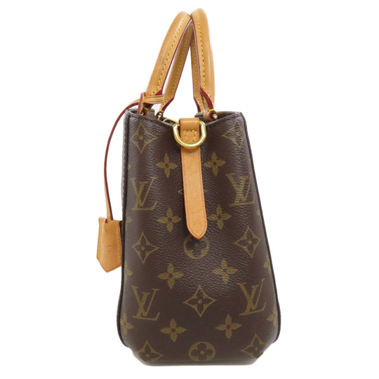 LOUIS VUITTON Handbag M41005 Monogram canvas Brown Montaigne BB Women Used Authentic