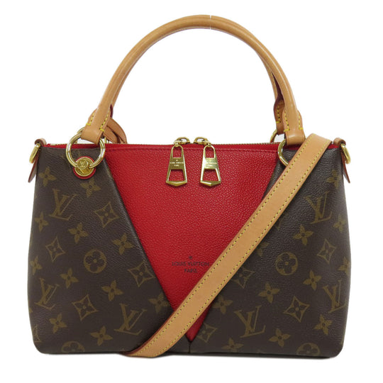 LOUIS VUITTON Handbag M43966 Monogram canvas Brown V Tote BB Women Used Authentic
