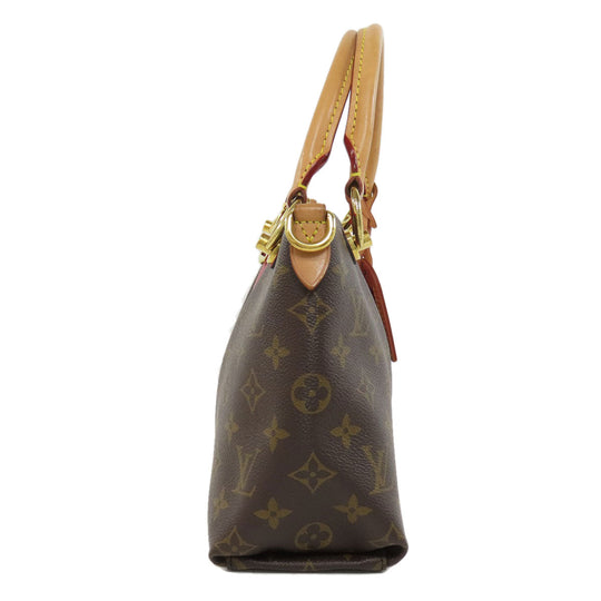LOUIS VUITTON Handbag M43966 Monogram canvas Brown V Tote BB Women Used Authentic