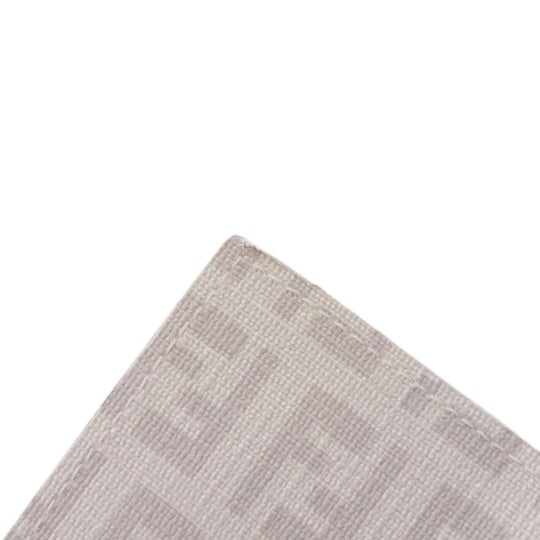 FENDI Key case Key holder  PVC white Zucca Pattern