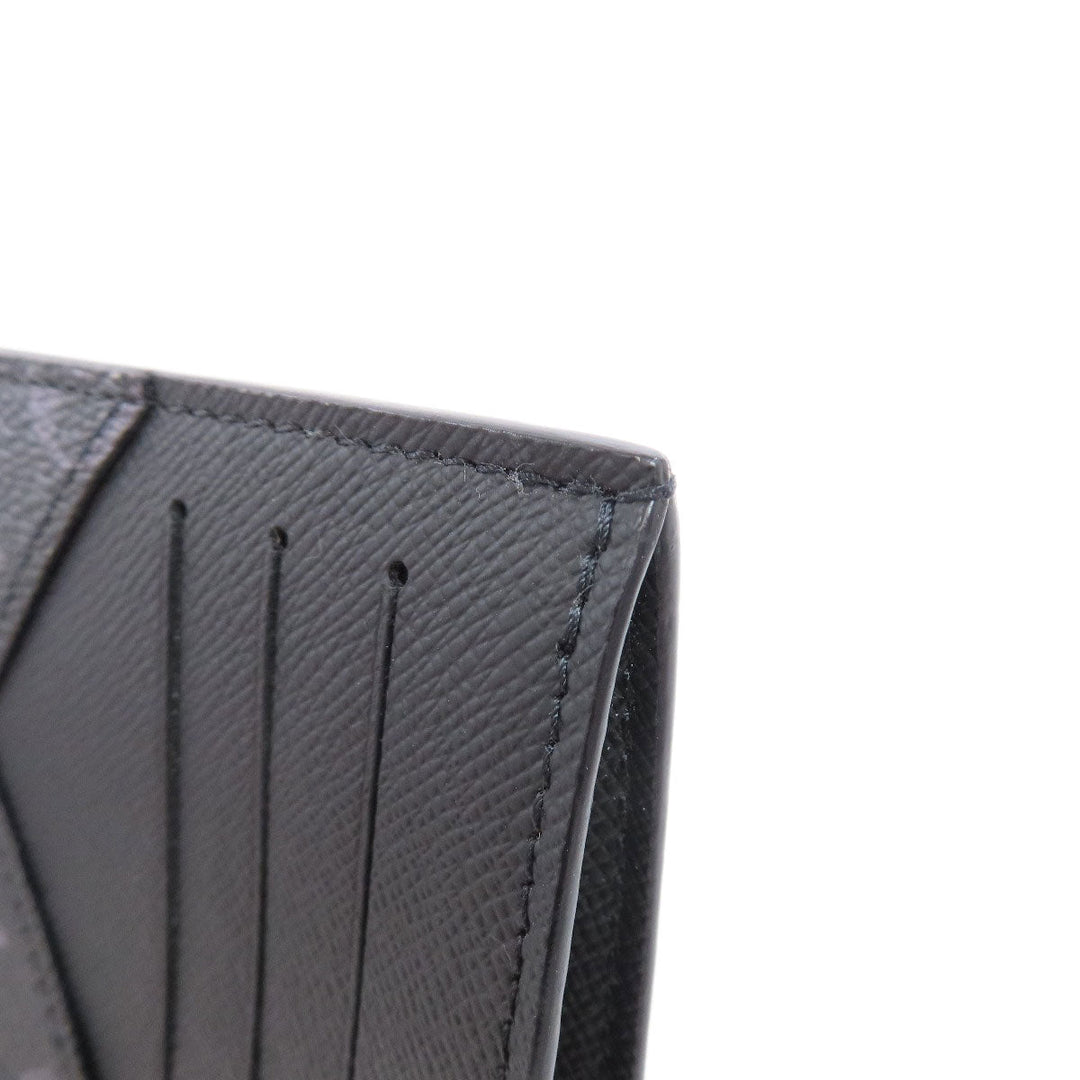 LOUIS VUITTON Card Case M81930 Monogram Eclipse black Coin Card Holder Yayoi Kusama Collaboration Women Used Authentic