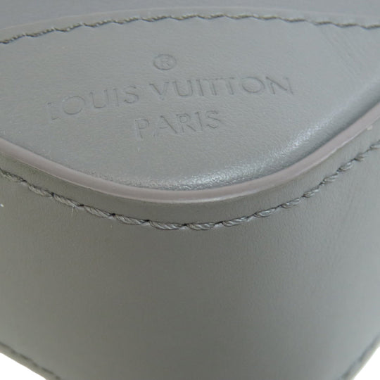 LOUIS VUITTON Shoulder Bag M46104 Monogram shadow gray Duo messenger mens Used Authentic