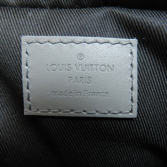 LOUIS VUITTON Shoulder Bag M46104 Monogram shadow gray Duo messenger mens Used Authentic