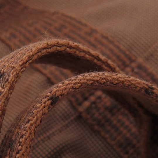 HERMES Handbag canvas Brown Her LinePM Women Used Authentic