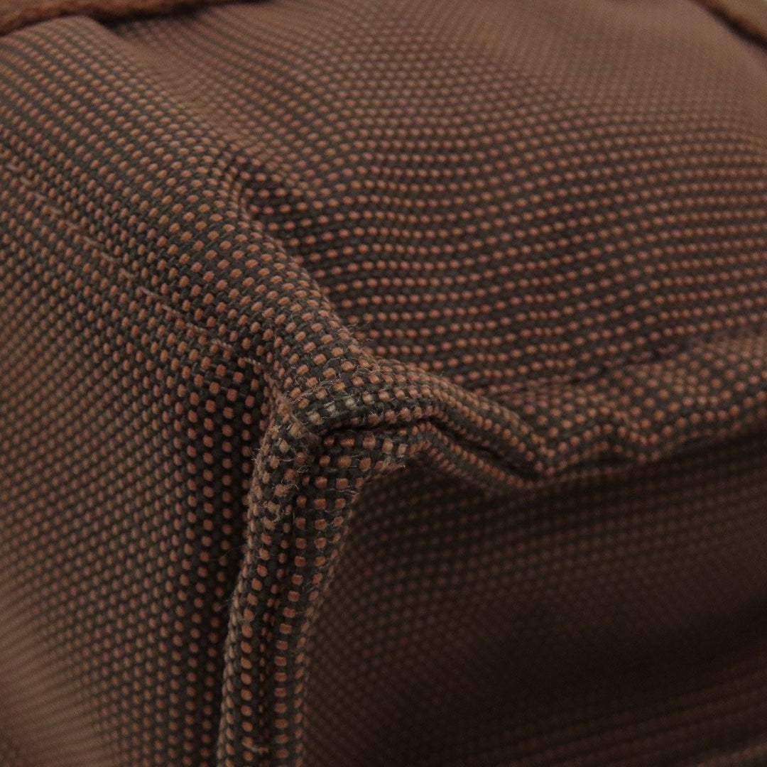 HERMES Handbag canvas Brown Her LinePM Women Used Authentic