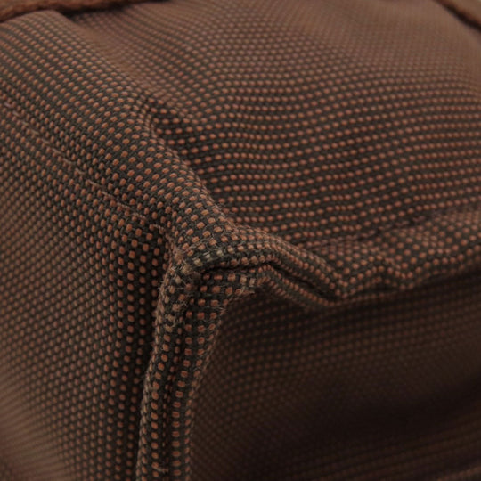 HERMES Handbag canvas Brown Her LinePM Women Used Authentic