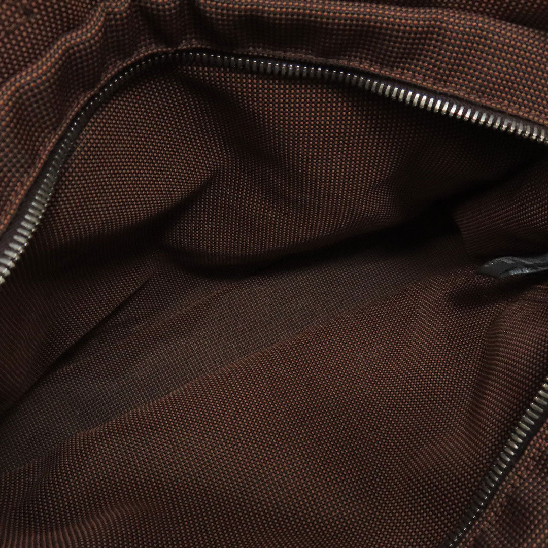 HERMES Handbag canvas Brown Her LinePM Women Used Authentic