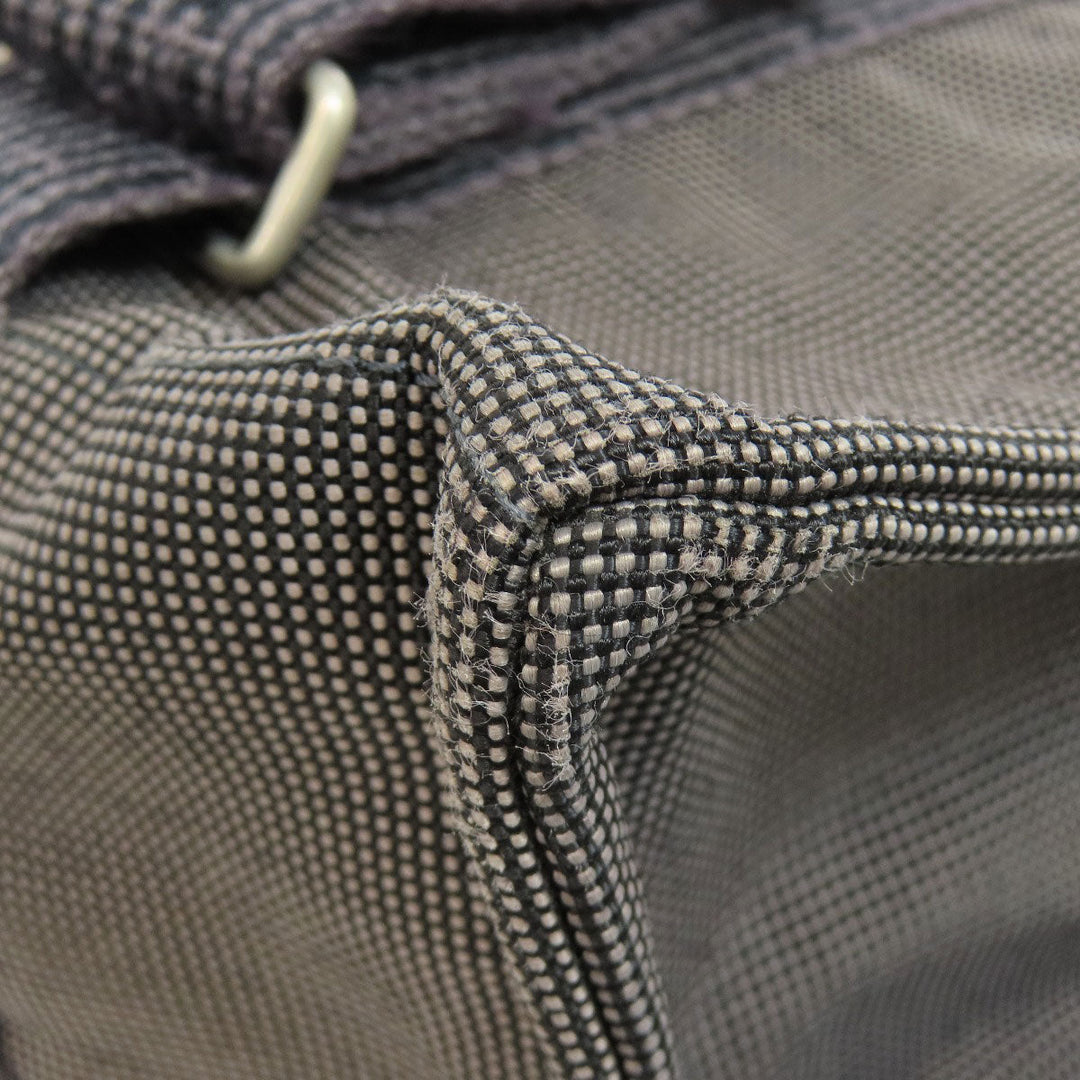 HERMES Backpack canvas gray Her Line ad MM Women Used Authentic
