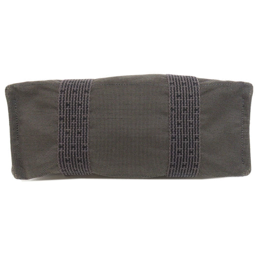 HERMES Backpack canvas gray Her Line ad MM Women Used Authentic