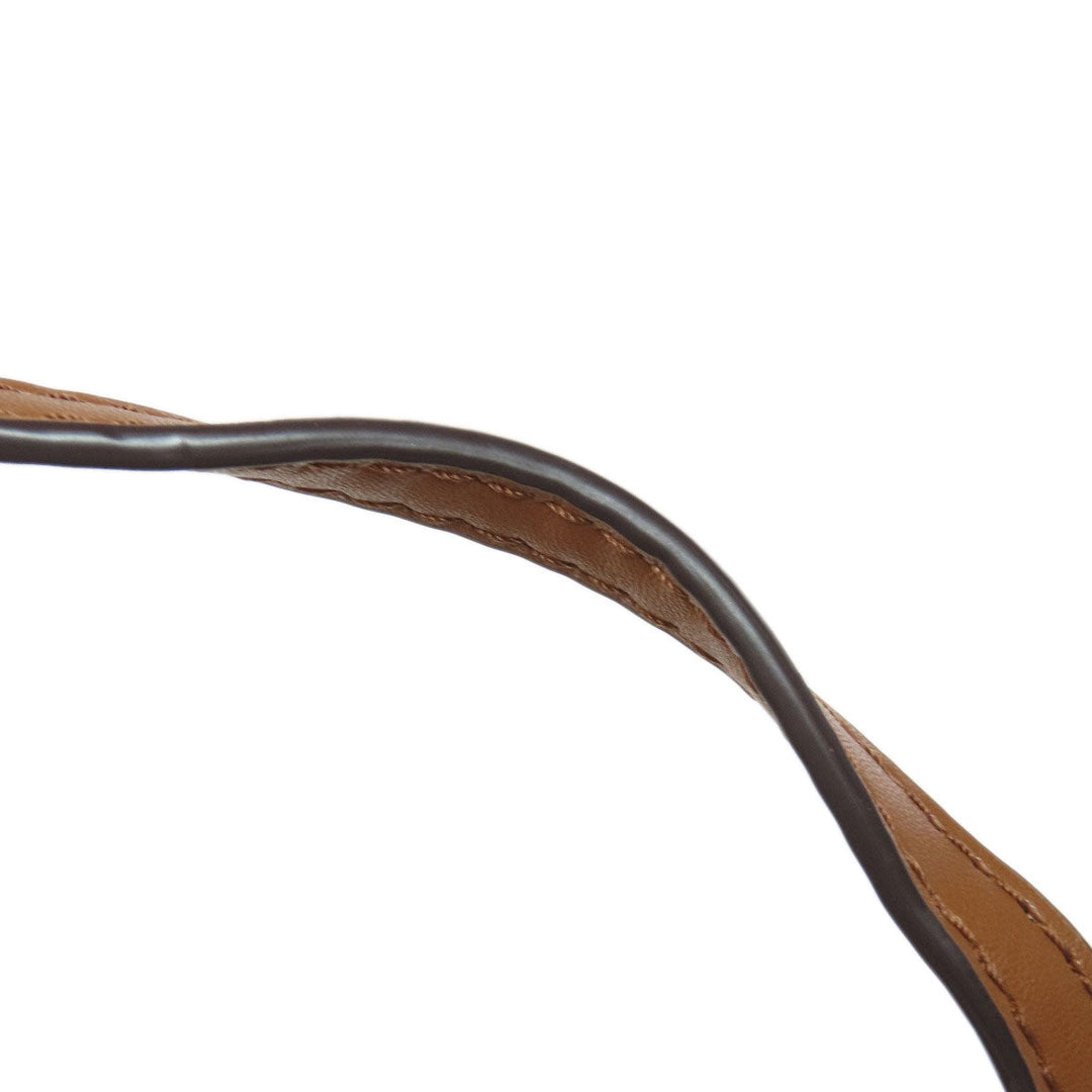 MICHAEL KORS Backpack PVC Brown MK Signature 3WAY Women Used Authentic