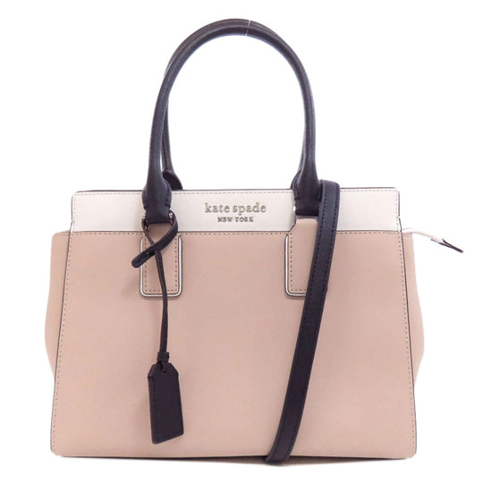 Kate Spade Handbag PVC beige 2WAY Women Used Authentic