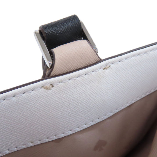 Kate Spade Handbag PVC beige 2WAY Women Used Authentic