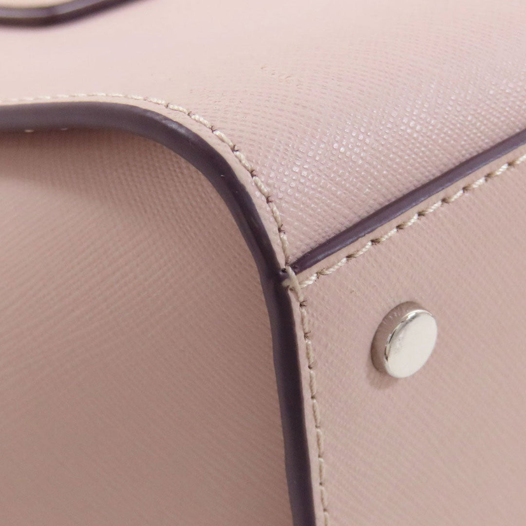 Kate Spade Handbag PVC beige 2WAY Women Used Authentic