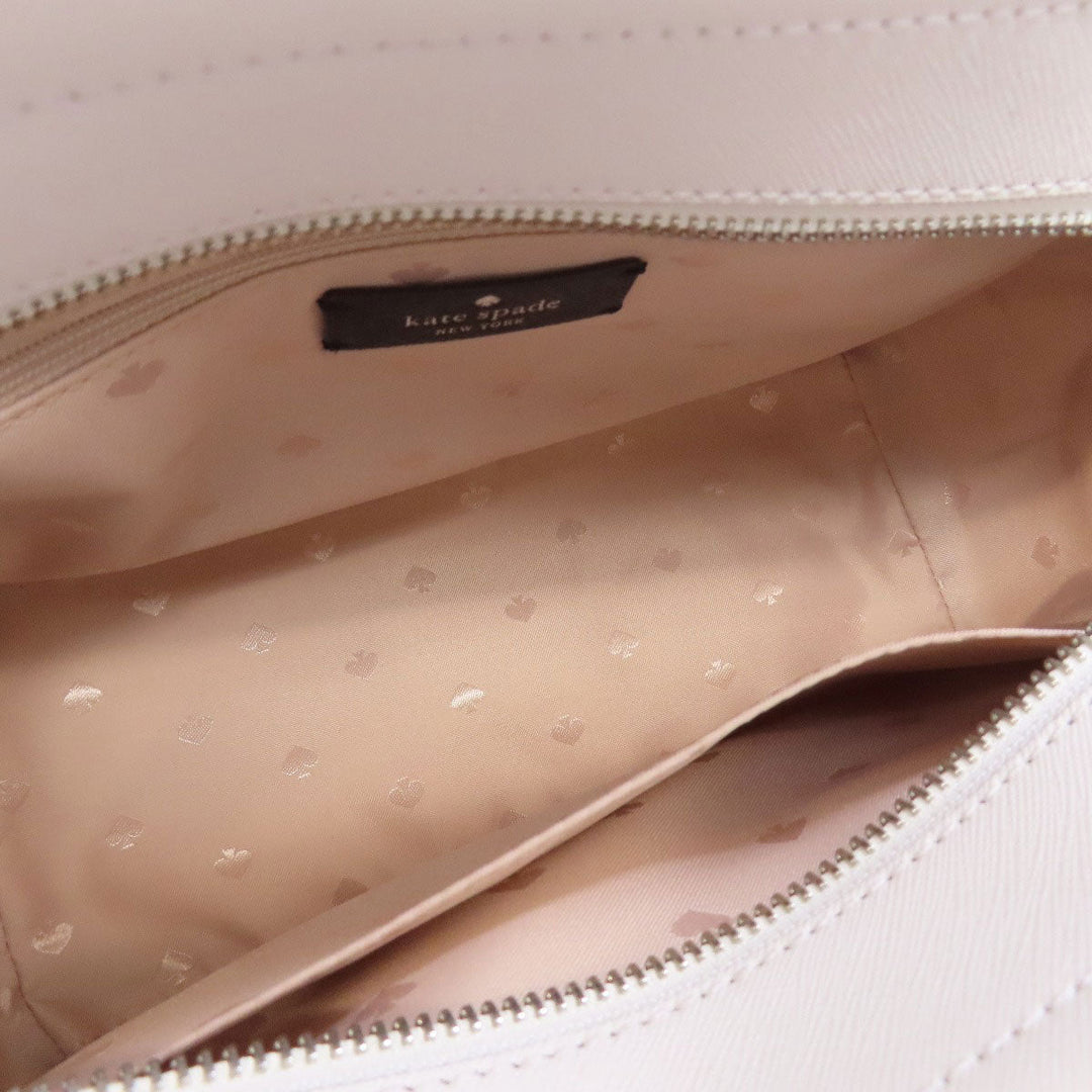 Kate Spade Handbag PVC beige 2WAY Women Used Authentic