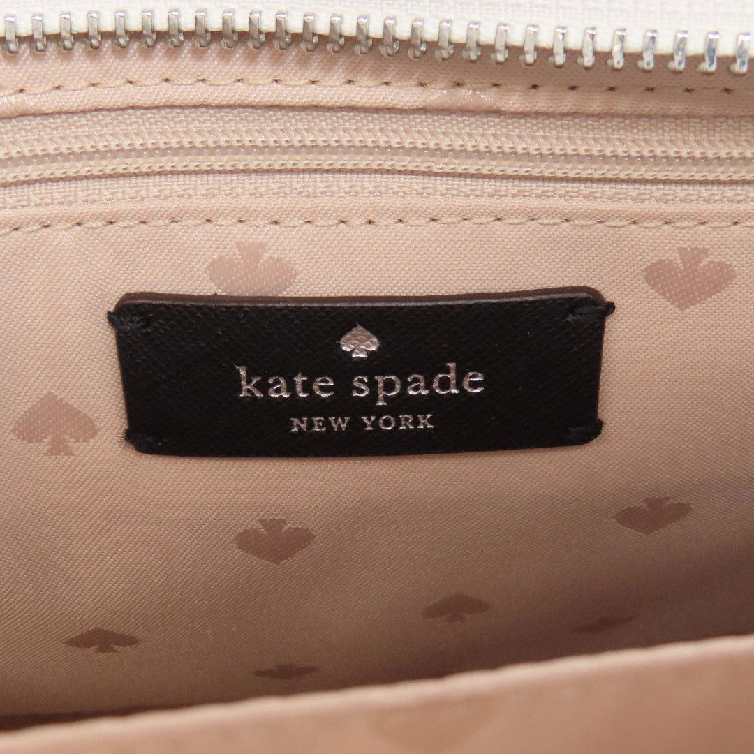 Kate Spade Handbag PVC beige 2WAY Women Used Authentic