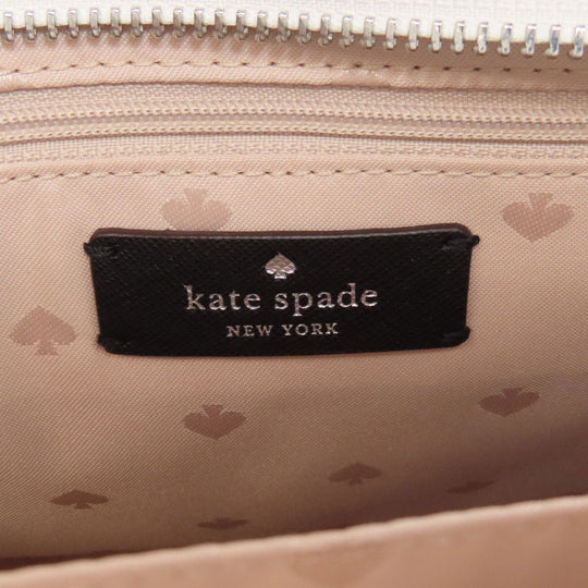 Kate Spade Handbag PVC beige 2WAY Women Used Authentic