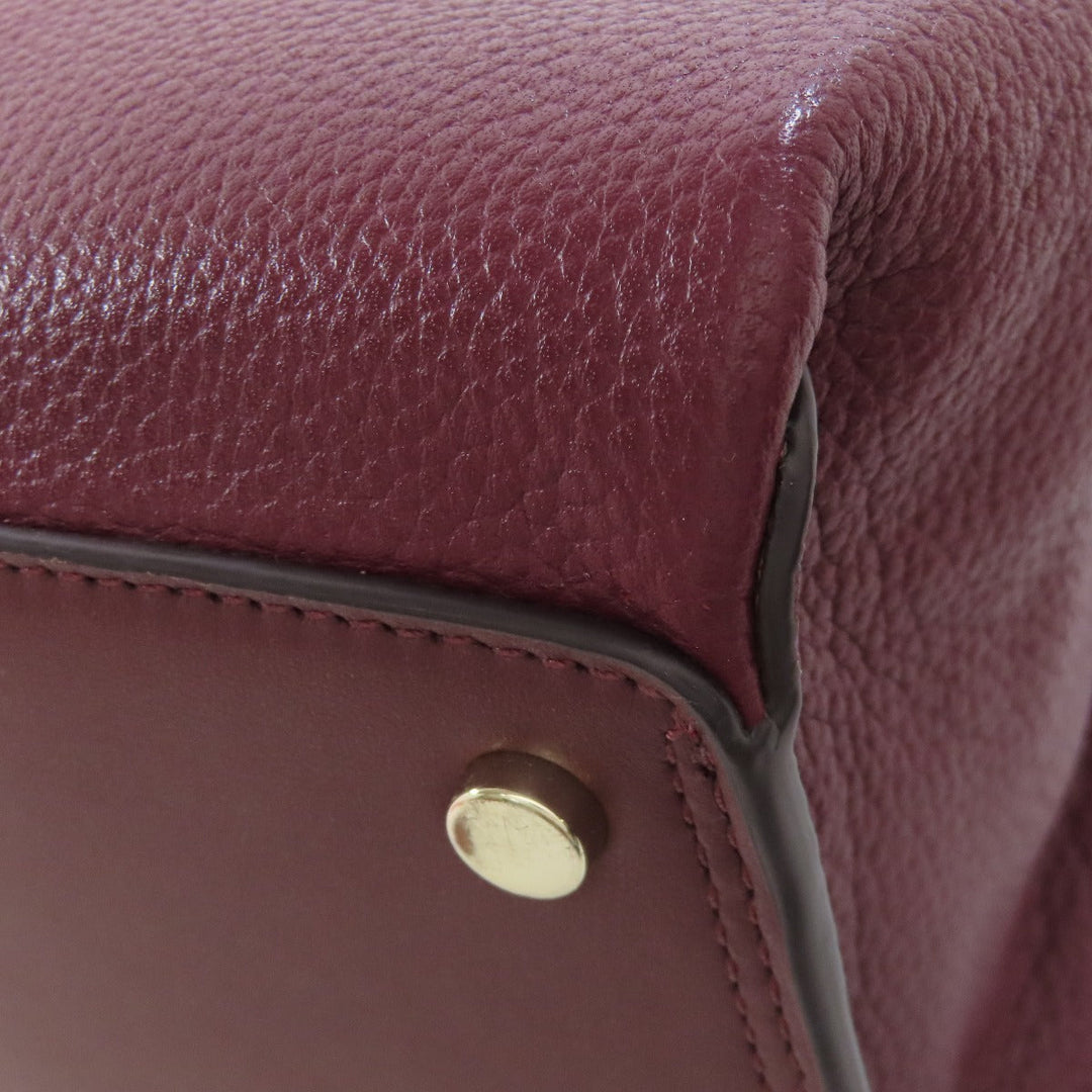 Kate Spade Handbag leather Red 2WAY Women Used Authentic