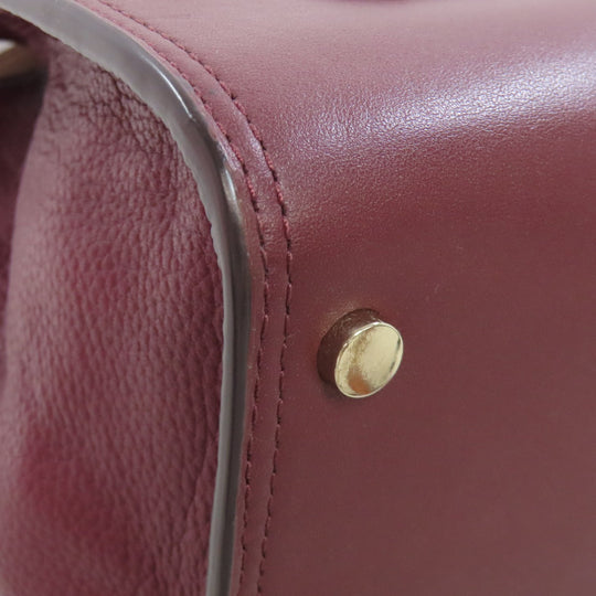 Kate Spade Handbag leather Red 2WAY Women Used Authentic