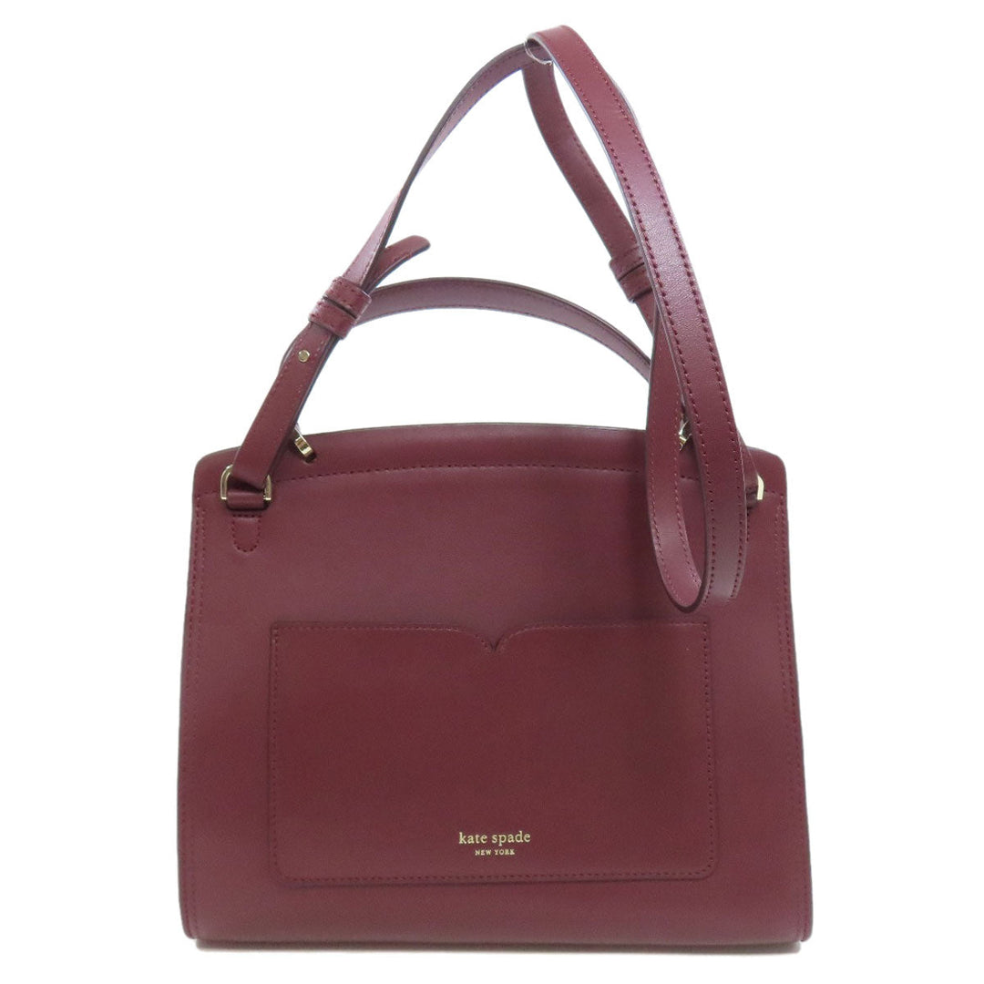 Kate Spade Handbag leather Red 2WAY Women Used Authentic