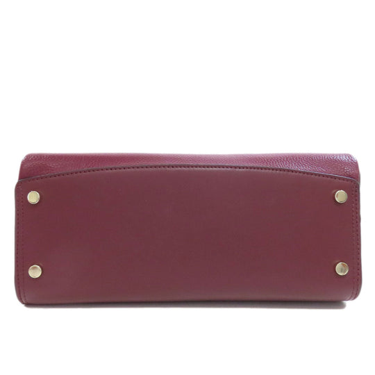 Kate Spade Handbag leather Red 2WAY Women Used Authentic