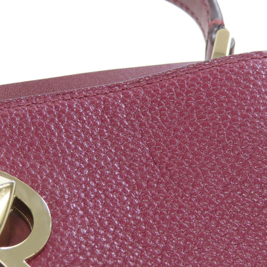 Kate Spade Handbag leather Red 2WAY Women Used Authentic