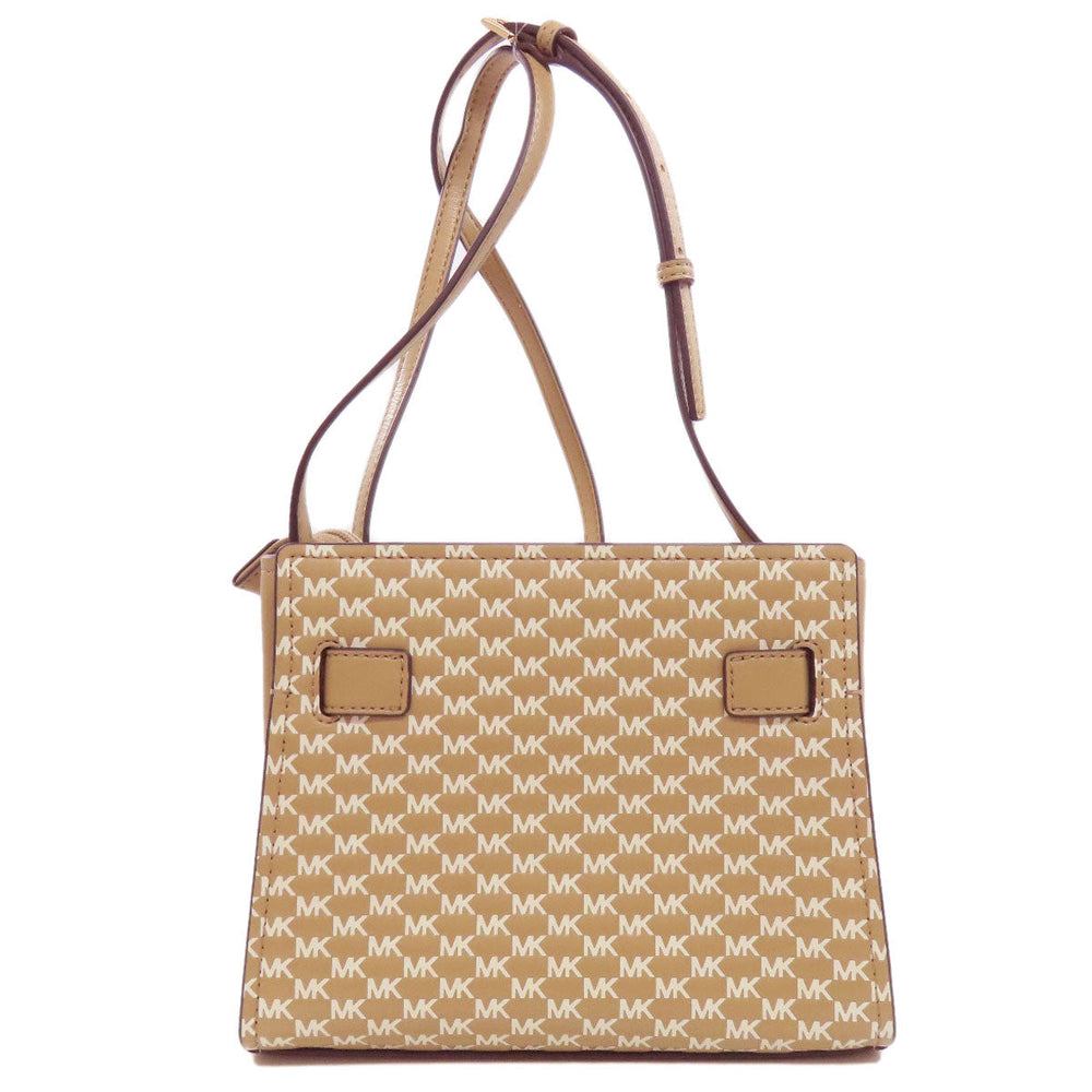 MICHAEL KORS Shoulder Bag PVC beige MK signature