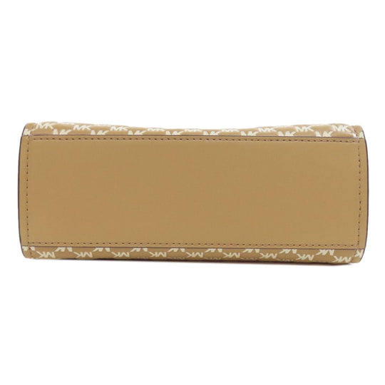 MICHAEL KORS Shoulder Bag PVC beige MK signature