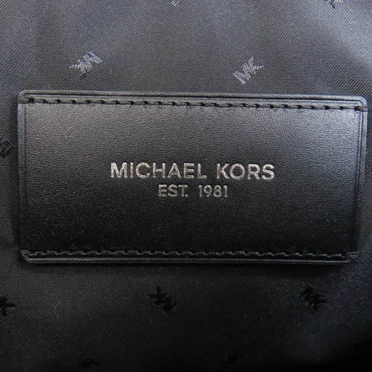 MICHAEL KORS Shoulder Bag leather black 2WAY Women Used Authentic