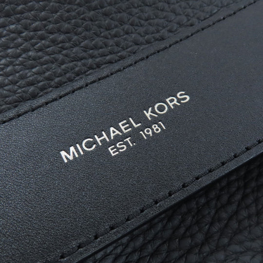 MICHAEL KORS Shoulder Bag leather black 2WAY Women Used Authentic