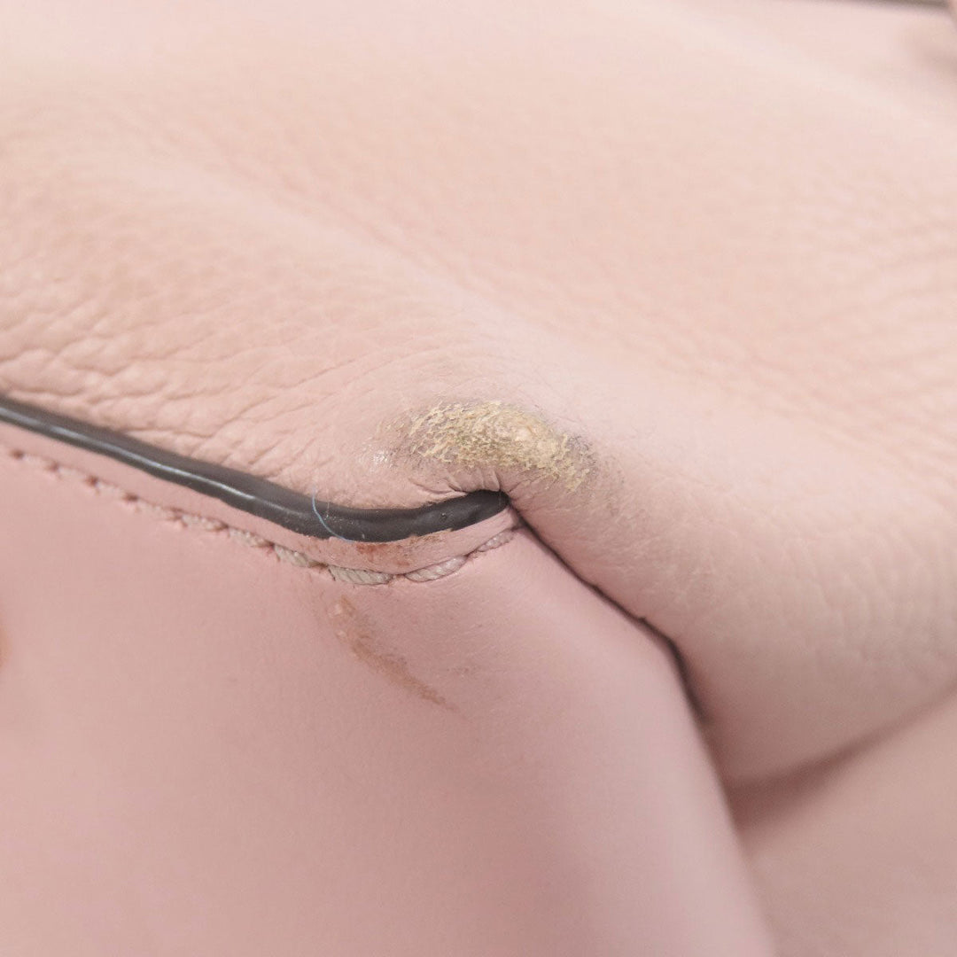 MICHAEL KORS Handbag leather pink 2WAY Women Used Authentic