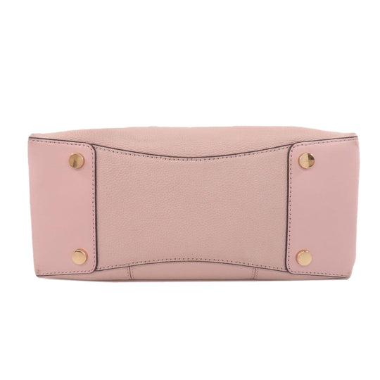 MICHAEL KORS Handbag leather pink 2WAY Women Used Authentic