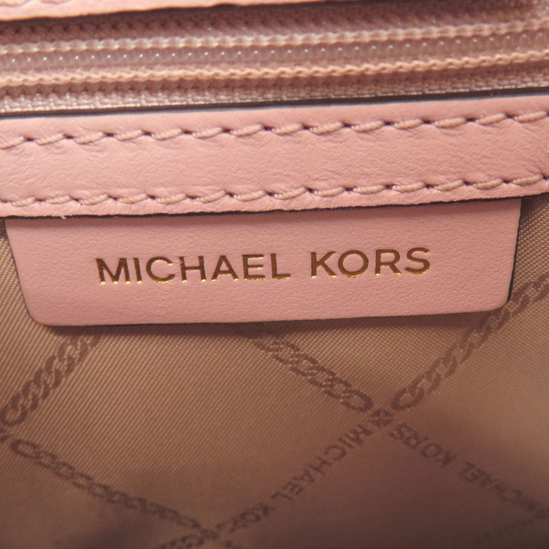MICHAEL KORS Handbag leather pink 2WAY Women Used Authentic