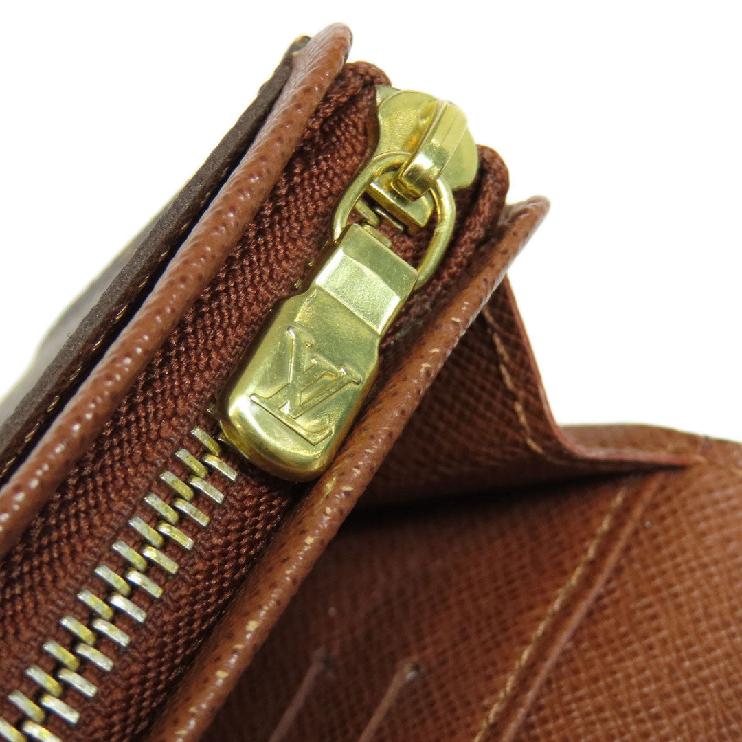 LOUIS VUITTON Bifold Wallet M61736 Monogram canvas Brown Portefeuille Tresol Women Used Authentic