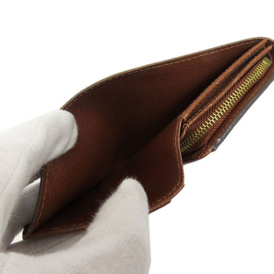 LOUIS VUITTON Bifold Wallet M61736 Monogram canvas Brown Portefeuille Tresol Women Used Authentic