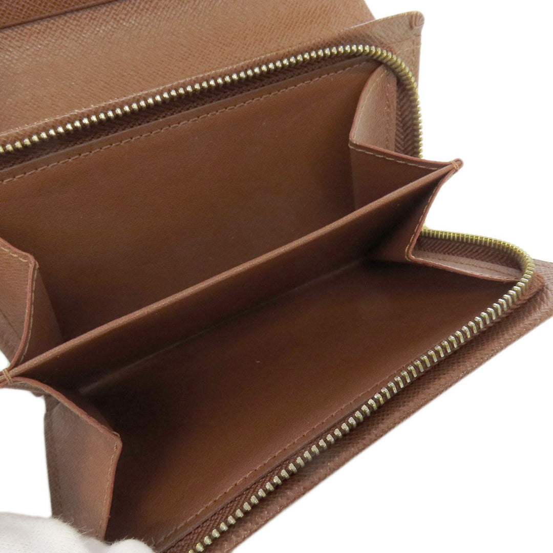 LOUIS VUITTON Bifold Wallet M61736 Monogram canvas Brown Portefeuille Tresol Women Used Authentic