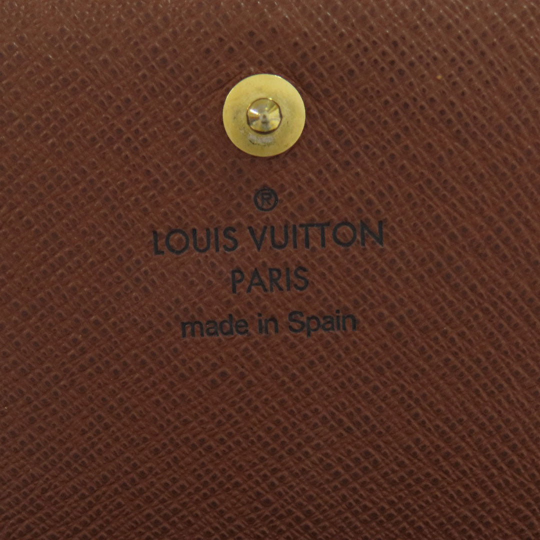 LOUIS VUITTON Bifold Wallet M61736 Monogram canvas Brown Portefeuille Tresol Women Used Authentic
