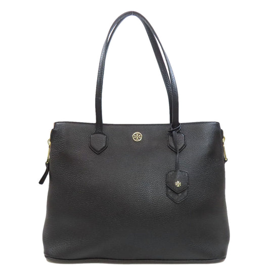 Tory Burch Tote Bag leather black logo