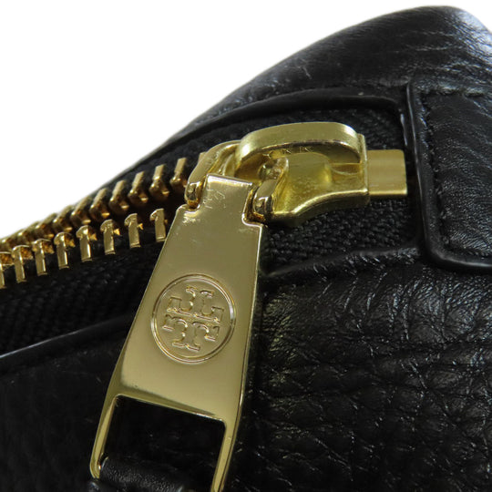 Tory Burch Tote Bag leather black logo