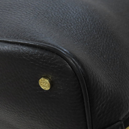 Tory Burch Tote Bag leather black logo