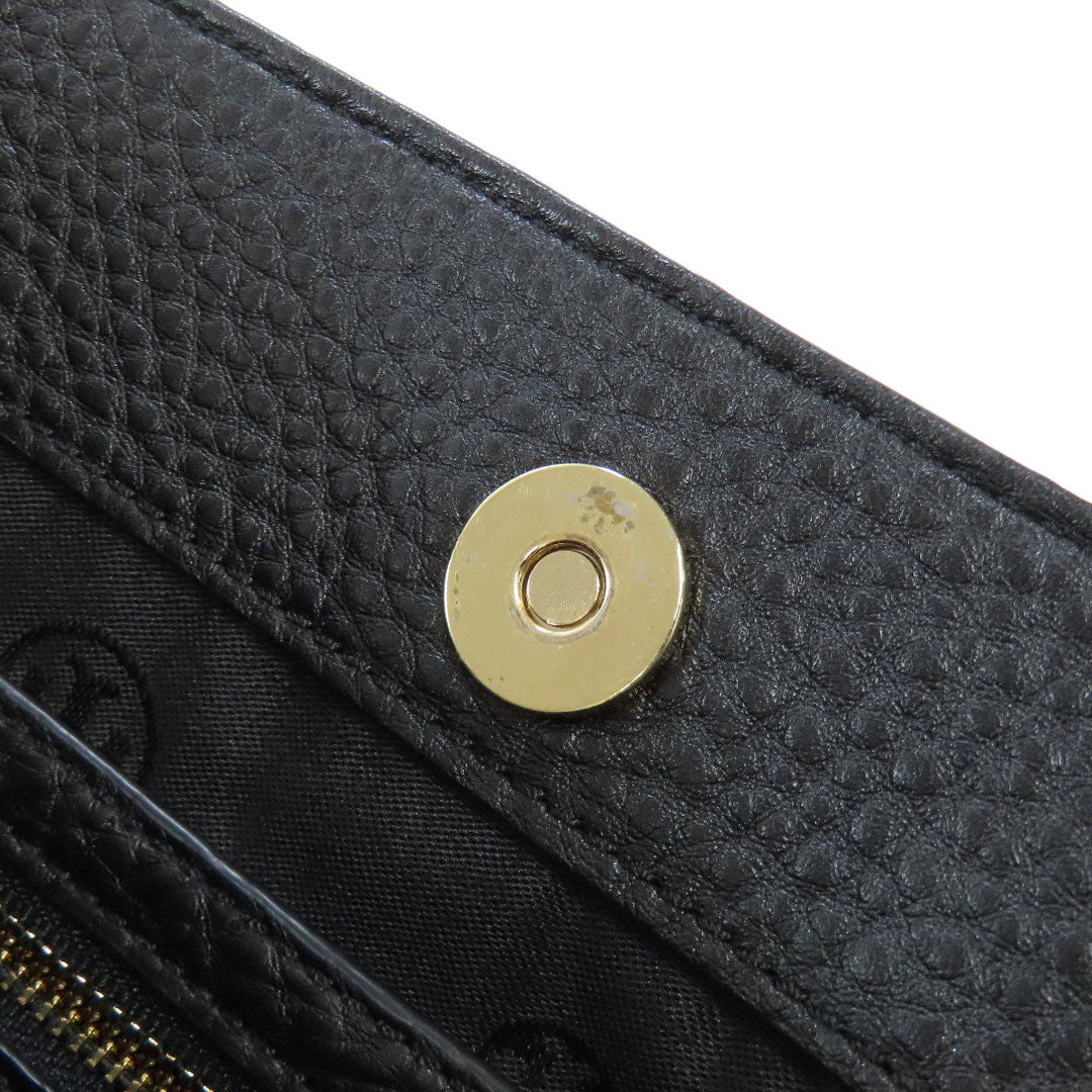 Tory Burch Tote Bag leather black logo